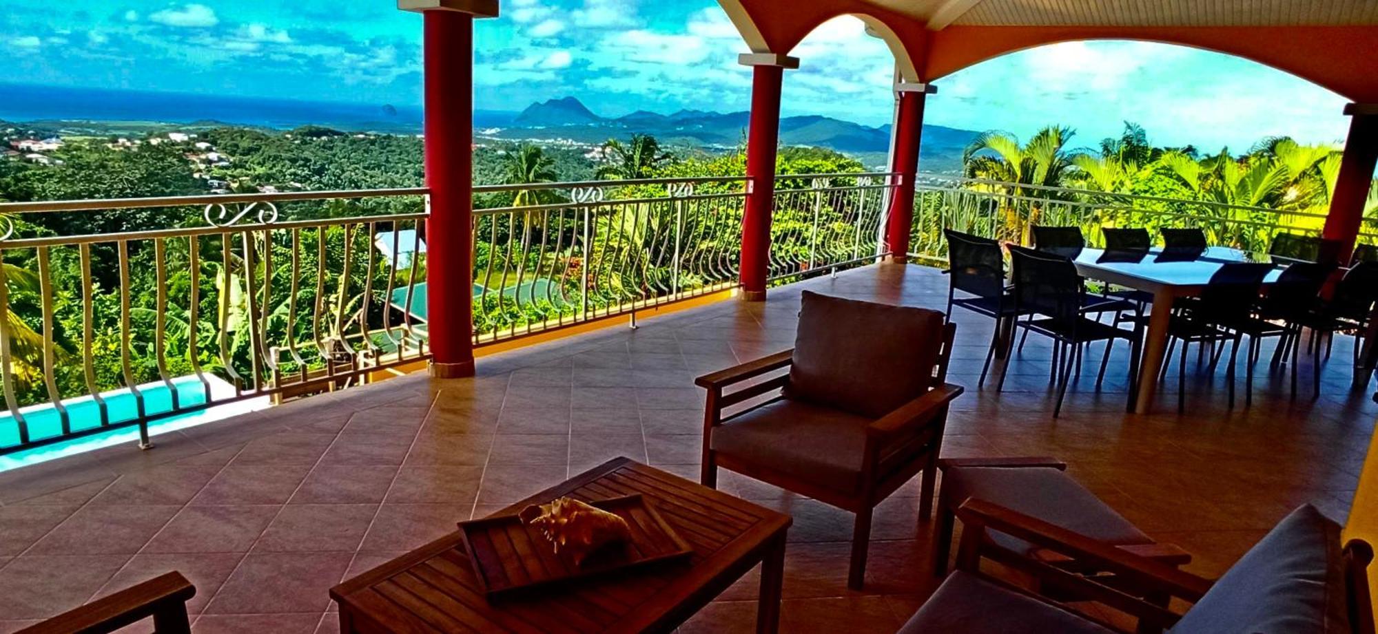 Villa Cosaroe 6-14 Pers Piscine Et Superbe Vue Mer Panoramique Riviere-Salee Exterior foto