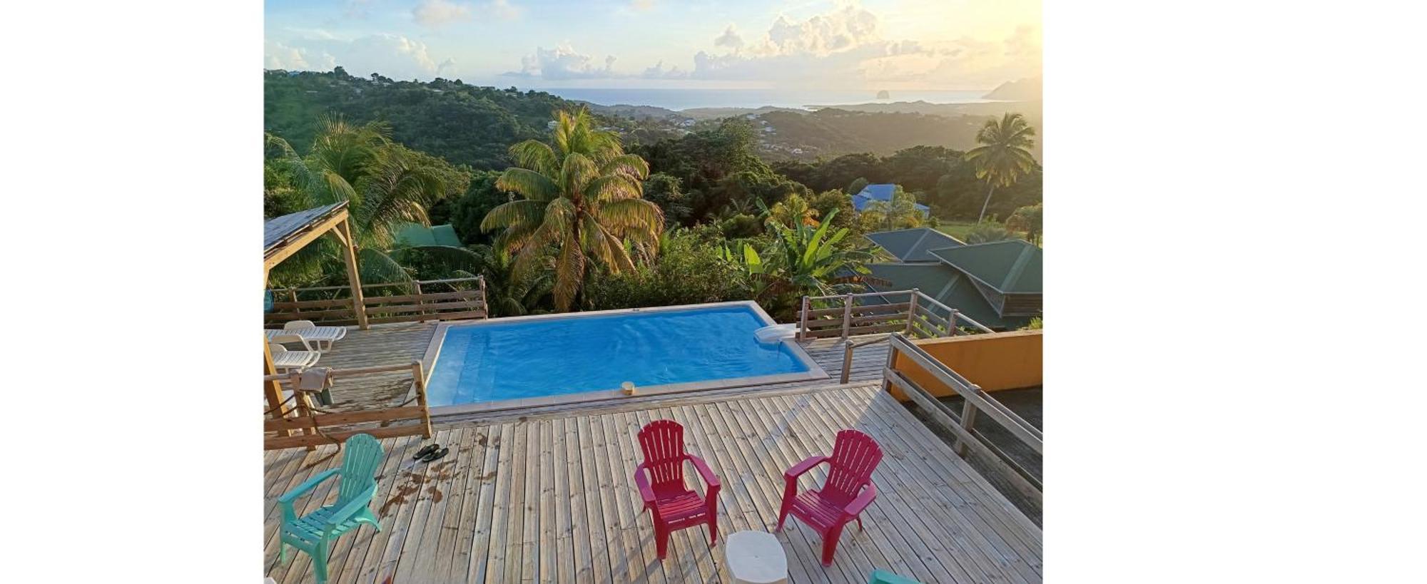 Villa Cosaroe 6-14 Pers Piscine Et Superbe Vue Mer Panoramique Riviere-Salee Exterior foto