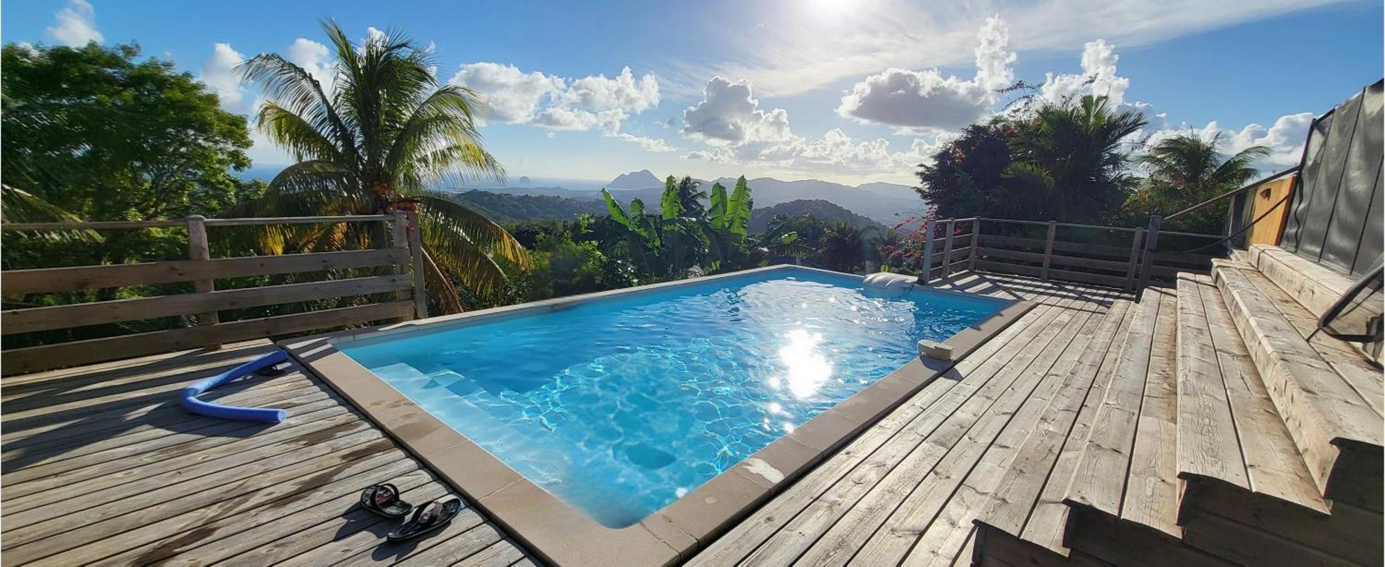 Villa Cosaroe 6-14 Pers Piscine Et Superbe Vue Mer Panoramique Riviere-Salee Exterior foto